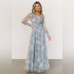 Baltic Born. Light dusty blue floral. 2XL. New with tags.